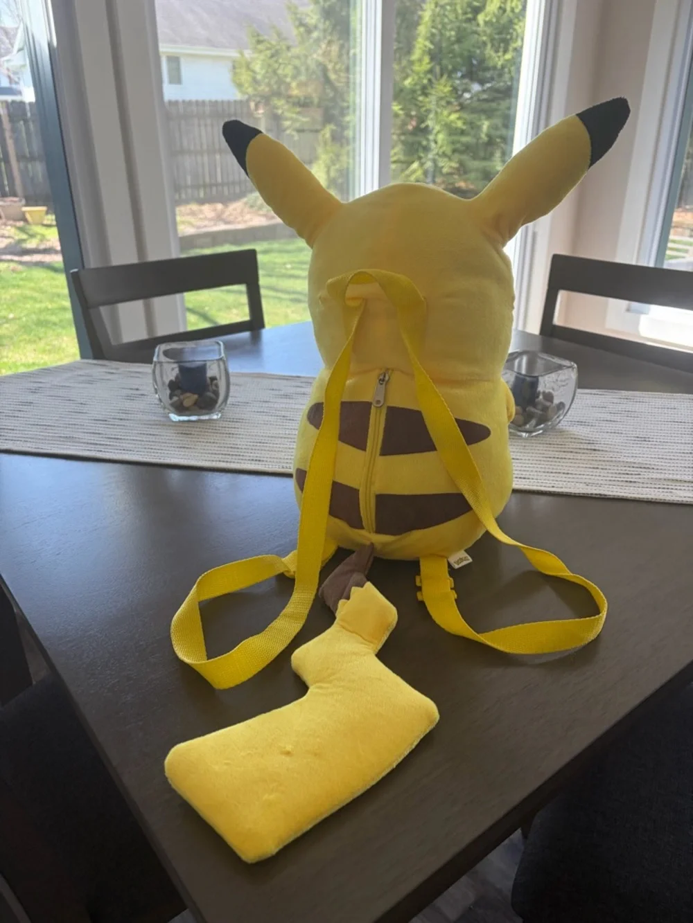 Vintage Pikachu Plush Backpack
